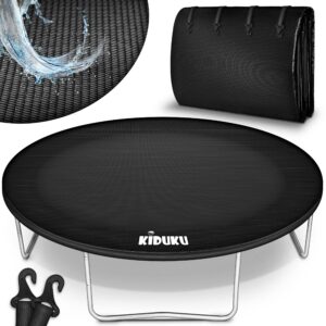 KIDUKU Trampolin Abdeckung 244-427cm | Regenabdeckung wetterfest, reißfest & UV-beständig | Outdoor Wetterschutzplane